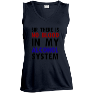 Women's No Blood Sleeveless V-Neck