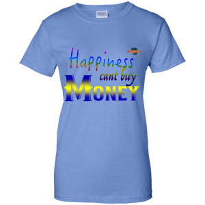 Women's Happiness Cant Buy Money W/O bg T-Shirt