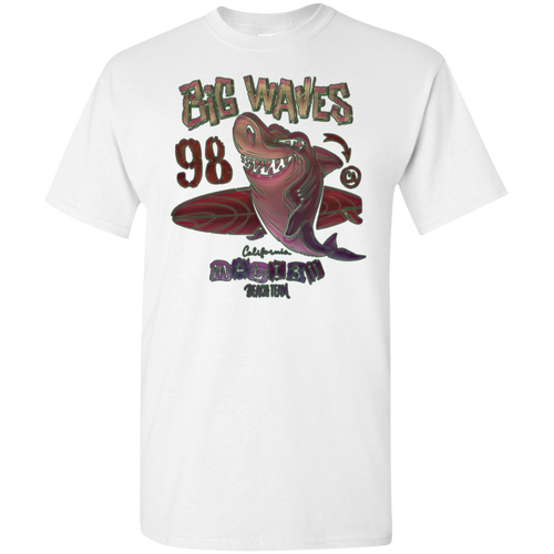 Boy's and Girl's  Big Shark Surfer T-Shirt