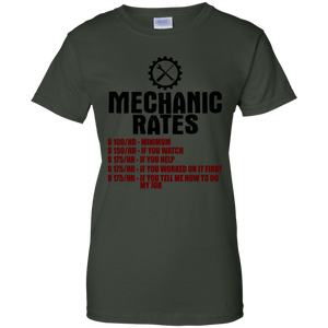 Women's Mechanic Rates T-Shirt