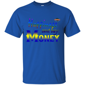 Men's Happiness Cant Buy Money W/O Bg T-Shirt