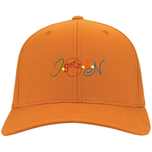 IgetzitN Colorful Logo Twill Cap