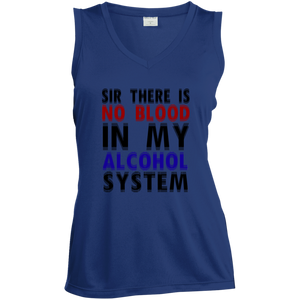 Women's No Blood Sleeveless V-Neck