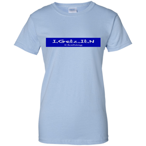 Women's Igetzitn Blue Banner T-Shirt