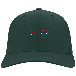 IgetzitN Colorful Logo Twill Cap