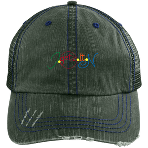 IgetzitN Colorful Logo Trucker Cap