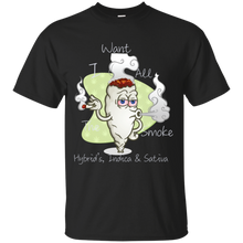 Men's All The Smoke Wht Text T-Shirt