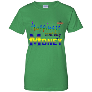 Women's Happiness Cant Buy Money W/O bg T-Shirt