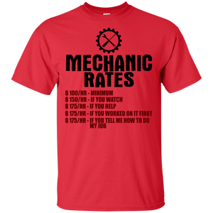Men's Mechanic Rates T-Shirt