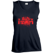 Women's Igetzitn paint logo RT Sleeveless V-Neck