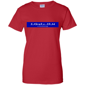 Women's Igetzitn Blue Banner T-Shirt