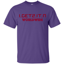 Boy's And Girl's Igetzitn Worldwide Red T-Shirt