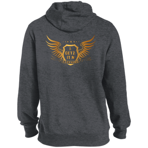 Men's Igetzitn Clothing Logo BW Pullover Hoodie