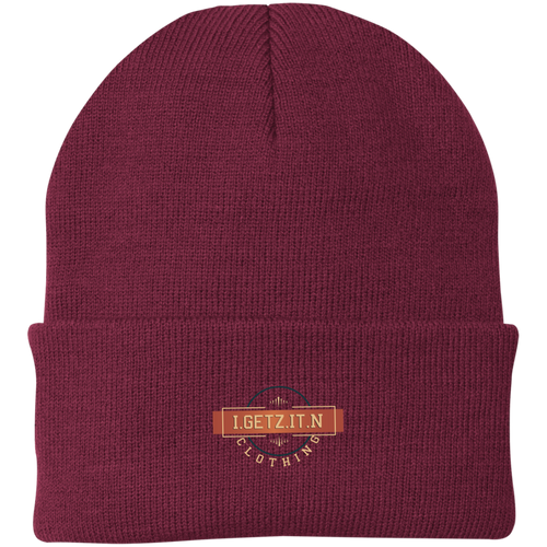 IgetzitN Clothing Logo Knit Cap