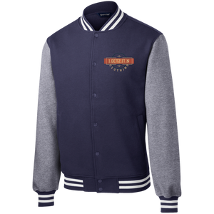 Men's IgetzitN Logo Fleece Letterman Jacket