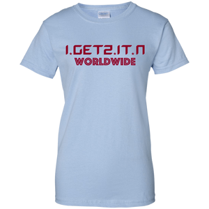 Women's Igetzitn Worldwide Red T-Shirt