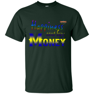 Men's Happiness Cant Buy Money W/O Bg T-Shirt