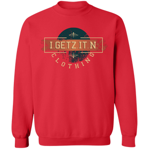 Men's Igetzitn Clothing Logo BW Pullover Sweatshirt
