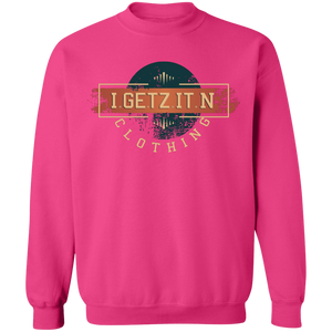 Men's Igetzitn Clothing Logo BW Pullover Sweatshirt