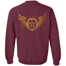 Men's Igetzitn Clothing Logo BW Pullover Sweatshirt
