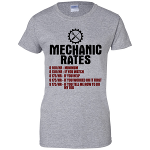 Women's Mechanic Rates T-Shirt