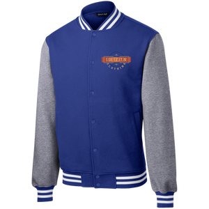 Men's IgetzitN Logo Fleece Letterman Jacket