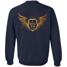 Men's Igetzitn Clothing Logo BW Pullover Sweatshirt