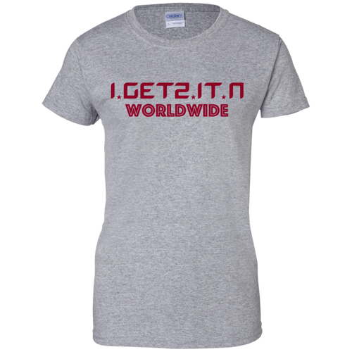 Women's Igetzitn Worldwide Red T-Shirt