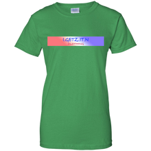 Women's Red White Blue Banner T-Shirt