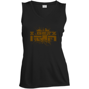 Women's IgetzitN Logo Paint GT Sleeveless V-Neck