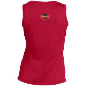 Women's Igetzitn paint logo RT Sleeveless V-Neck