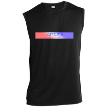 Men's Red White Blue Banner Sleeveless T-Shirt