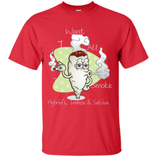 Men's All The Smoke Wht Text T-Shirt