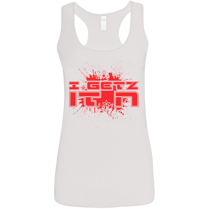 Women's Igetzitn paint logo RT Tank