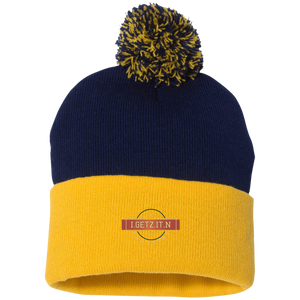 IgetzitN Clothing Logo Pom Pom Knit Cap