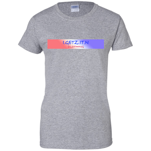 Women's Red White Blue Banner T-Shirt