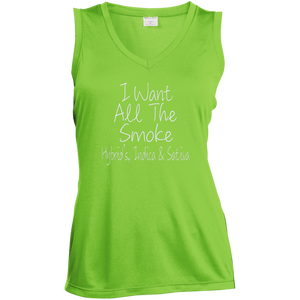 Women's All The Smoke WT Sleeveless V-Neck
