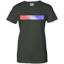 Women's Red White Blue Banner T-Shirt