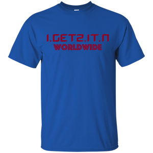 Men's Igetzitn Worldwide Red T-Shirt