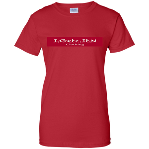Women's Igetzitn Red Banner T-Shirt