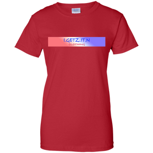 Women's Red White Blue Banner T-Shirt