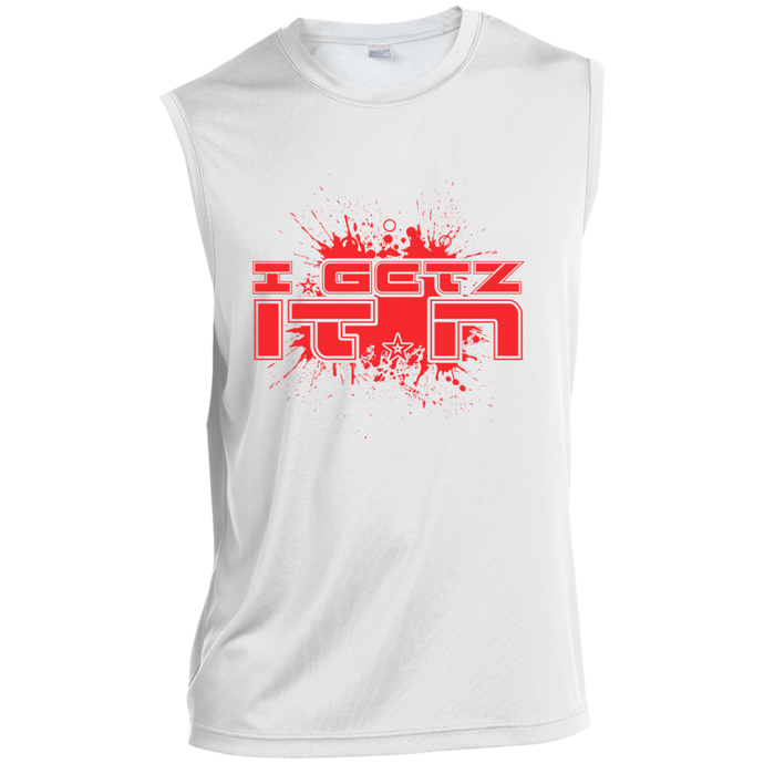Men's Igetzitn paint logo RT Sleeveless T-Shirt