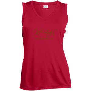 Women's Igetzitn I'm Great GT Sleeveless Moisture Absorbing V-Neck