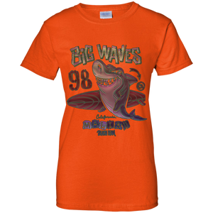 Women's  Big Shark Surfer T-Shirt