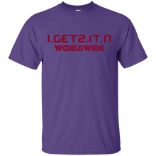 Men's Igetzitn Worldwide Red T-Shirt