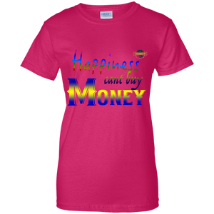 Women's Happiness Cant Buy Money W/O bg T-Shirt