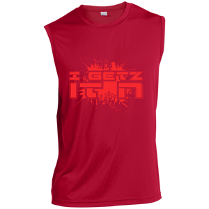 Men's Igetzitn paint logo RT Sleeveless T-Shirt