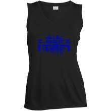 Women's Igetzitn paint logo BT Sleeveless V-Neck