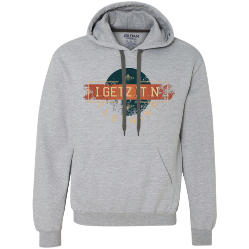 Igetzitn Clothing Logo BW Pullover Fleece Sweatshirt