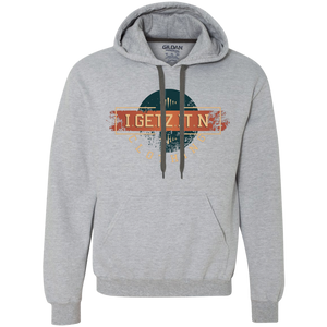 Igetzitn Clothing Logo BW Pullover Fleece Sweatshirt